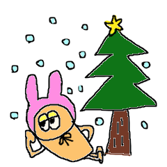 [LINEスタンプ] 冬だよ！マカロニくん！！ 