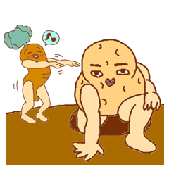 [LINEスタンプ] にんじゃが 