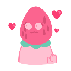[LINEスタンプ] IT'S STRAWBERRY, DUDE！！！ 