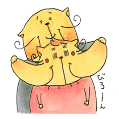 [LINEスタンプ] ぶるねこ fetchpriority=high