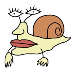 [LINEスタンプ] ゆるかたつむり