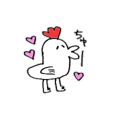 [LINEスタンプ] にわとり男 