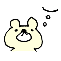 [LINEスタンプ] くまのきもち 