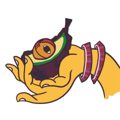 [LINEスタンプ] i.e. Avocado 