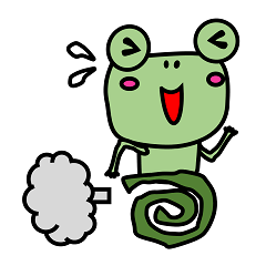 [LINEスタンプ] カエルのブサ子 