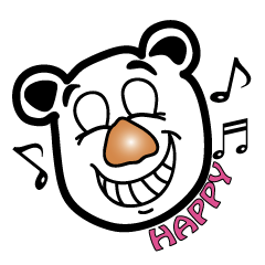 [LINEスタンプ] 鼻でっかくまさん 