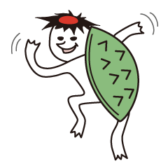 [LINEスタンプ] うかれかっぱ 