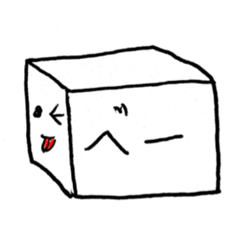 [LINEスタンプ] 箱文字くん 