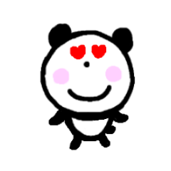 [LINEスタンプ] ラブラブパンダちゃん 