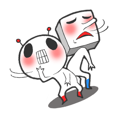 [LINEスタンプ] マルとシカオさん 