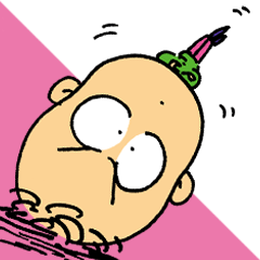 [LINEスタンプ] 大頭君（だいずくん） fetchpriority=high
