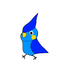 [LINEスタンプ] BIRD OKAME J 