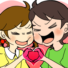 [LINEスタンプ] これだけで家族会話 
