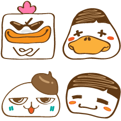 [LINEスタンプ] mochi world 