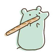 [LINEスタンプ] うちのハムスター 