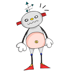 [LINEスタンプ] ロボ友ぎんいろ 