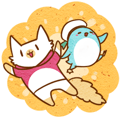 [LINEスタンプ] チチとナツ 