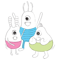 [LINEスタンプ] Naki-Pupo-Dedi 