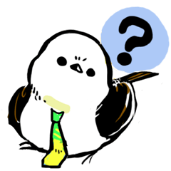 [LINEスタンプ] シマエナガ課長 