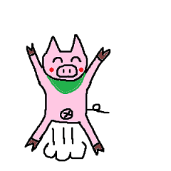 [LINEスタンプ] スリムなぶたさん fetchpriority=high