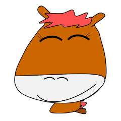 [LINEスタンプ] ウォーキング馬の日常生活 妻編 