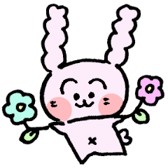 [LINEスタンプ] もくもくおみみのうさぎさんスタンプ 