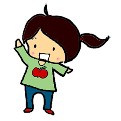 [LINEスタンプ] あいリンゴ 