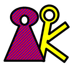 [LINEスタンプ] 鍵穴くんと鍵ちゃん 