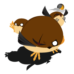[LINEスタンプ] Luna Sparrow 