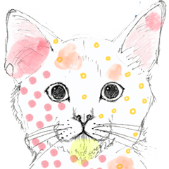 [LINEスタンプ] Colorful Cat in Osaka 