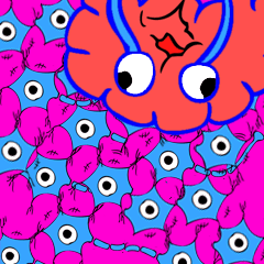 [LINEスタンプ] いっぱいシナプス 