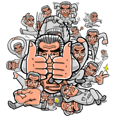 [LINEスタンプ] 長司くん 