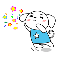 [LINEスタンプ] Irene's cutie puppy 