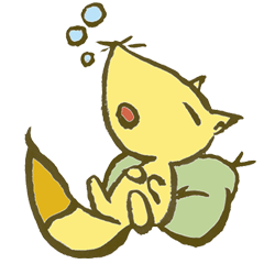 [LINEスタンプ] キツネの生活 