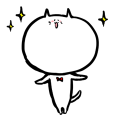 [LINEスタンプ] ごきげんなネコ 