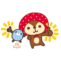 [LINEスタンプ] 動く♪きれいずきん生活 