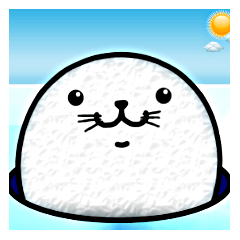 [LINEスタンプ] ふるにゅんアザラシ fetchpriority=high