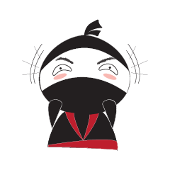 [LINEスタンプ] Ninja Pong 