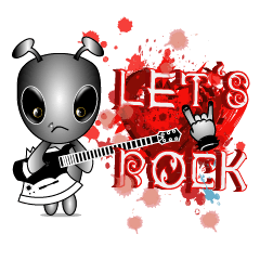 [LINEスタンプ] BUTAN ROCK