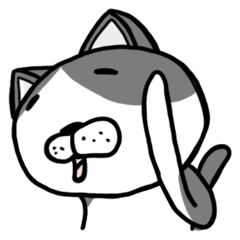 [LINEスタンプ] のら猫 にゃん太郎 スタンプ 