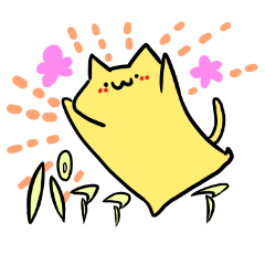 [LINEスタンプ] まくらさんのネコ 