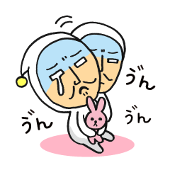 [LINEスタンプ] 白のおっさん2(日本語) 