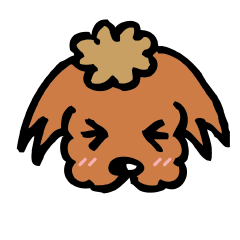 [LINEスタンプ] ハッピー プードル！ 