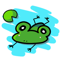 [LINEスタンプ] 今日のかえる 