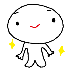 [LINEスタンプ] ポジティブでマイペースな人間 