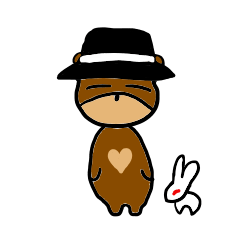 [LINEスタンプ] ハットベア 