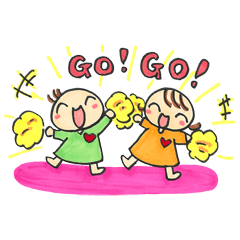 [LINEスタンプ] てんくん＆しーちゃん 