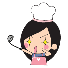 [LINEスタンプ] Little Chef (English) 