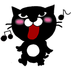 [LINEスタンプ] 黒猫のドリアン 