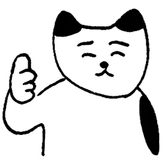 [LINEスタンプ] のんきなネコちゃん 